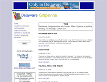 Tablet Screenshot of delawaregrapevine.com